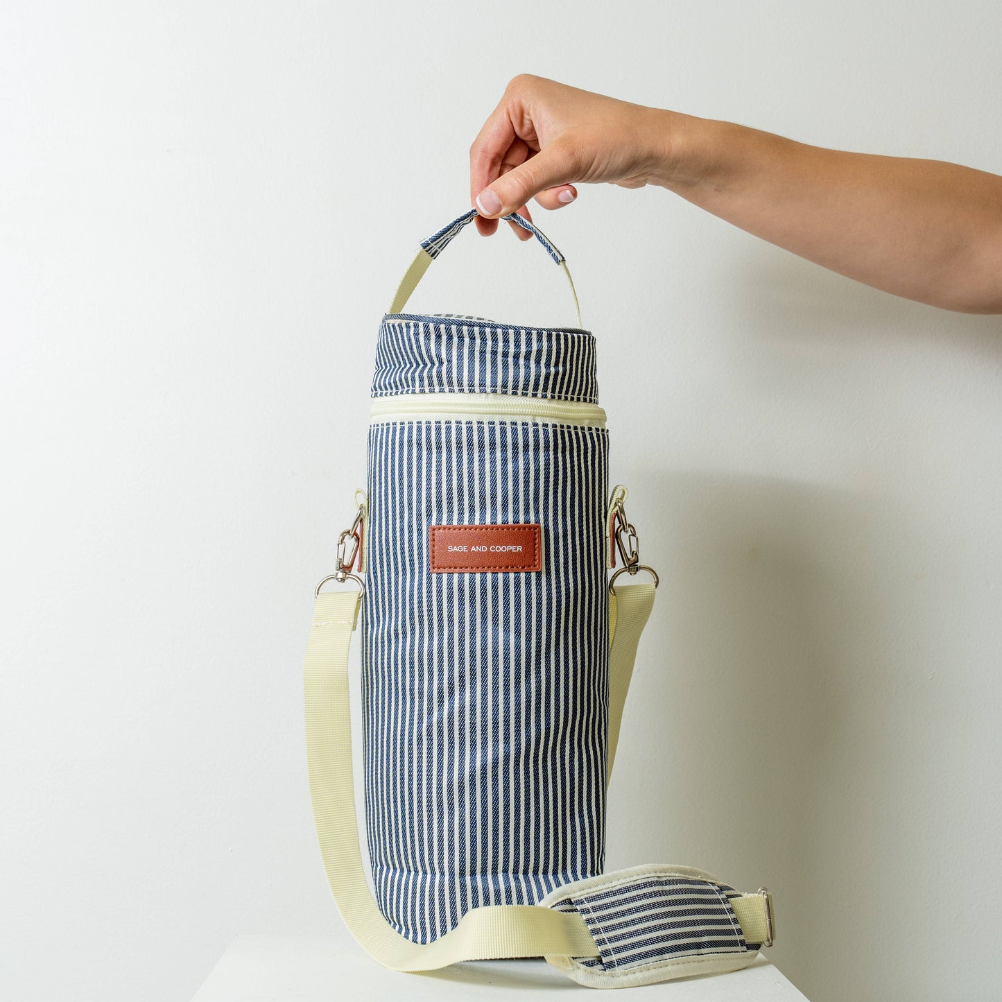 Caspian Cooler Bag: Sage Gingham