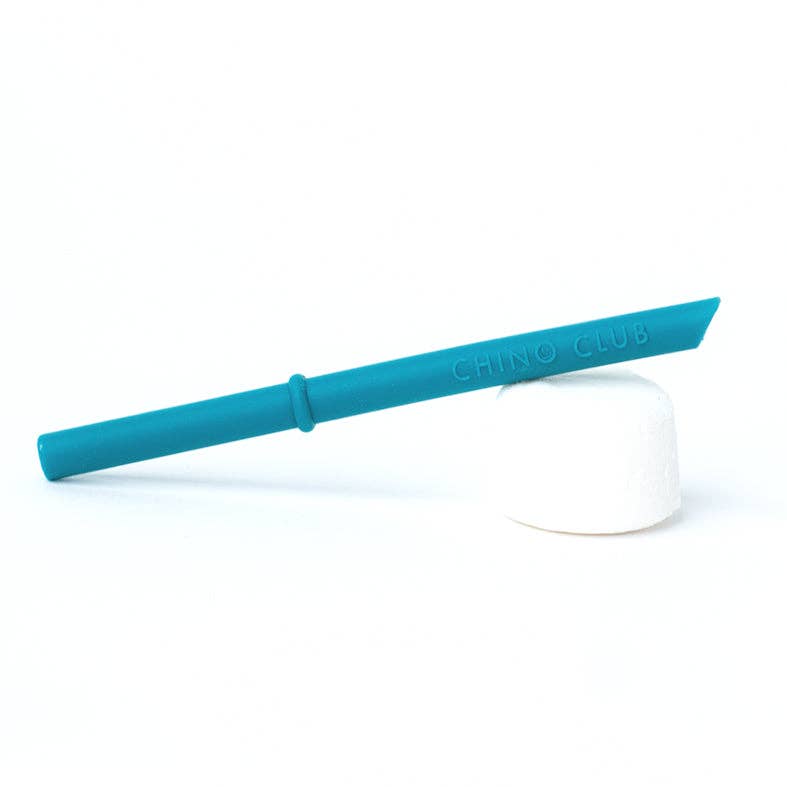 Single Silicone Straw - pick your colour: Green