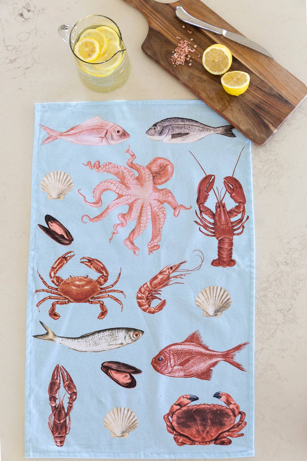 Tea Towel - Fisherman's Basket: Hangsell (Carded)