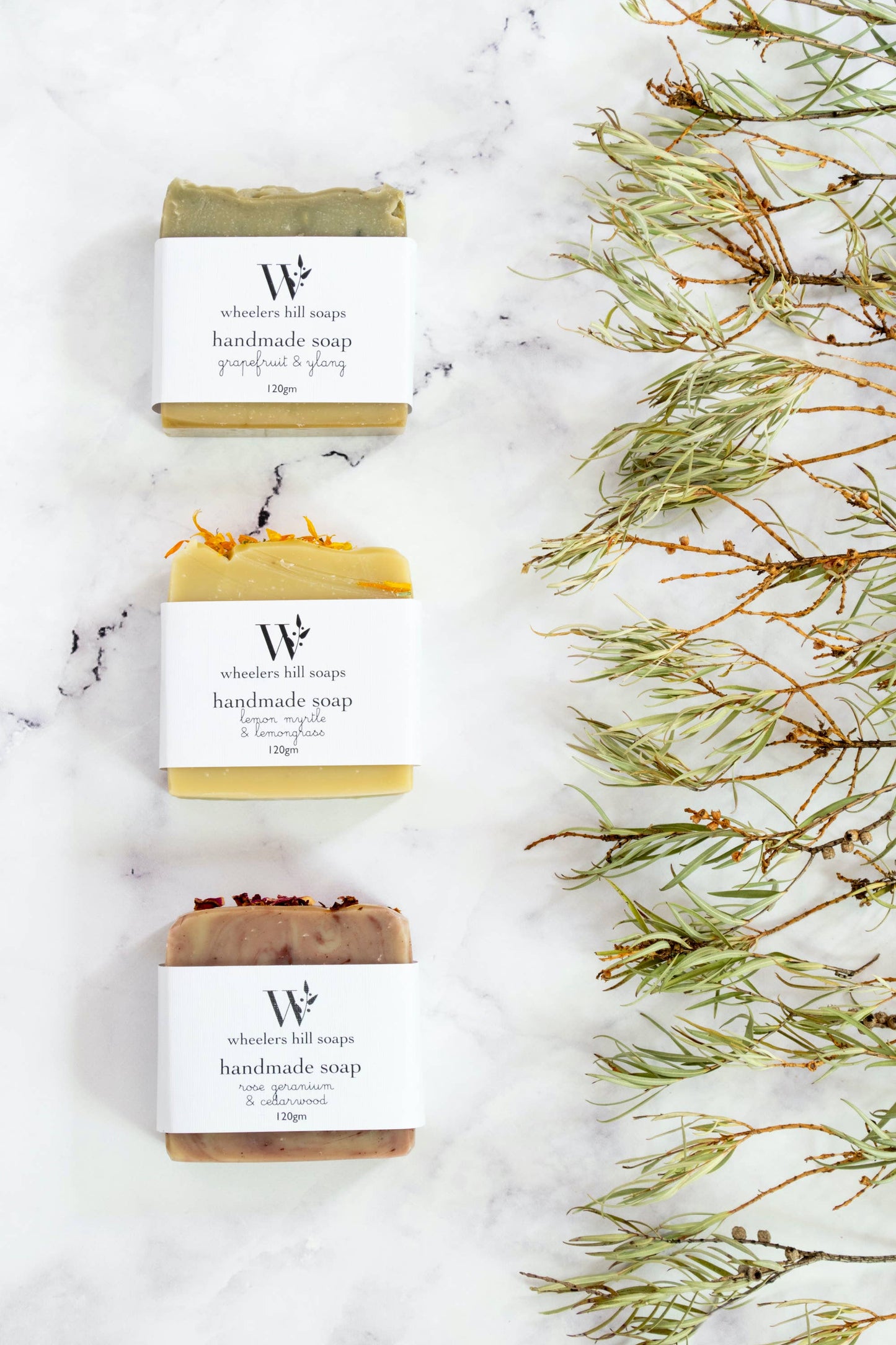 Natural Handmade Soap Bars: Mandarin & lime