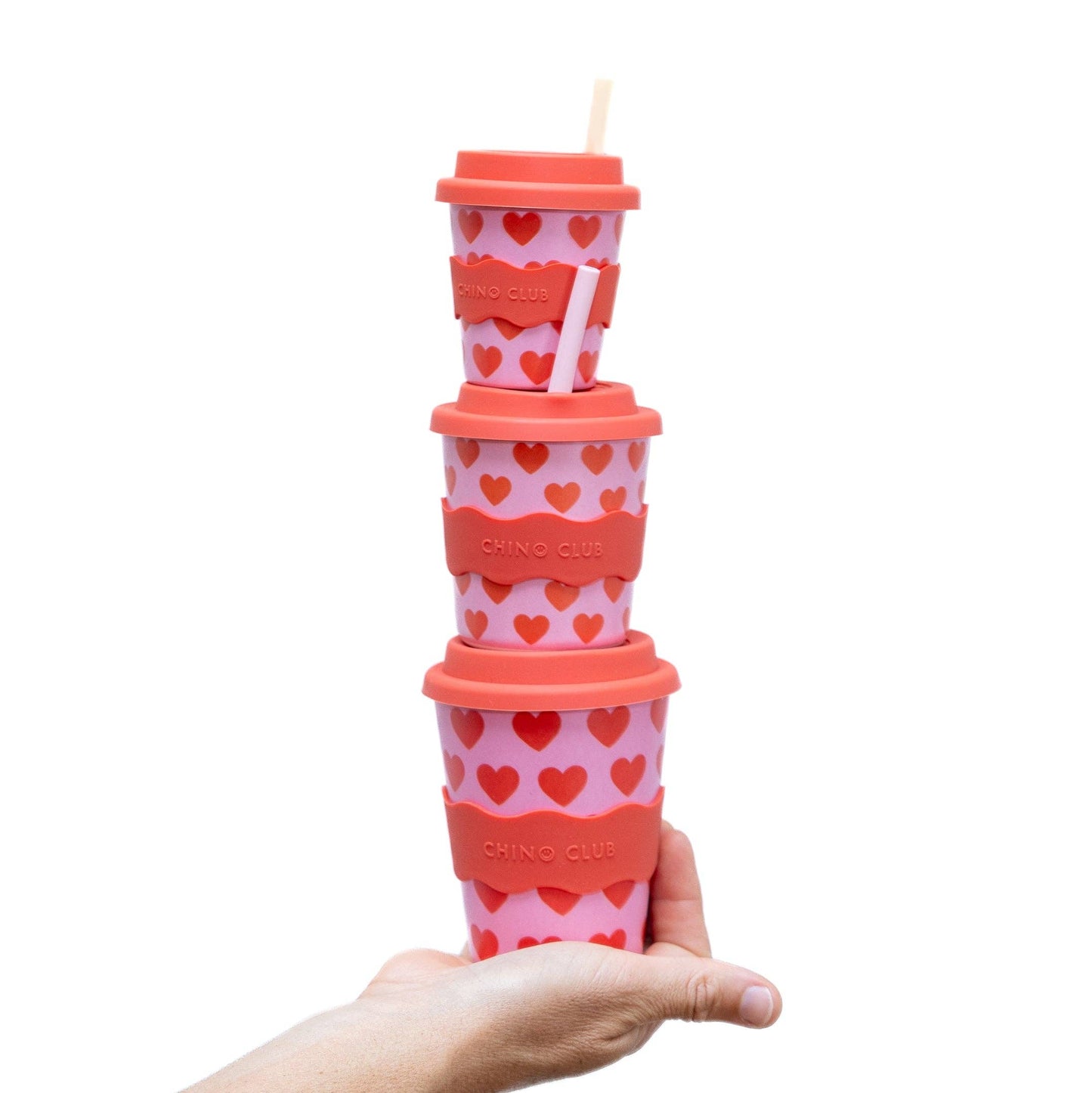 Hearts Kids Keep Cup 8 oz