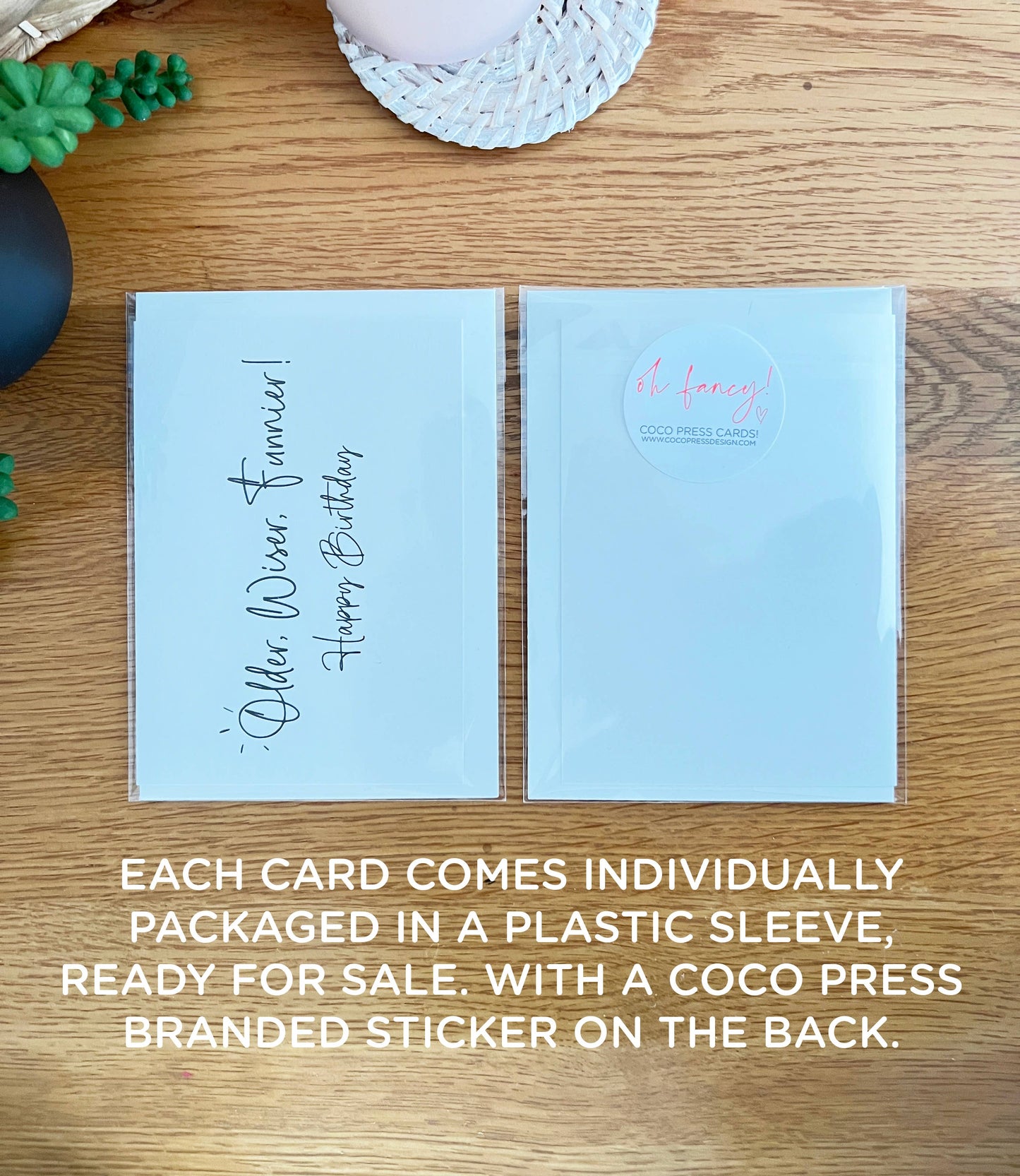 New Baby Congratulations Card - And There Were Three