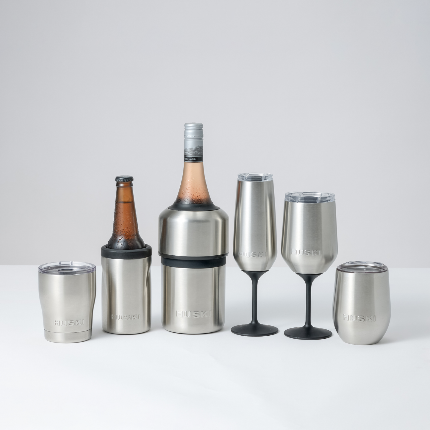 Huski Wine Tumbler 2.0 - Brushed Stainless