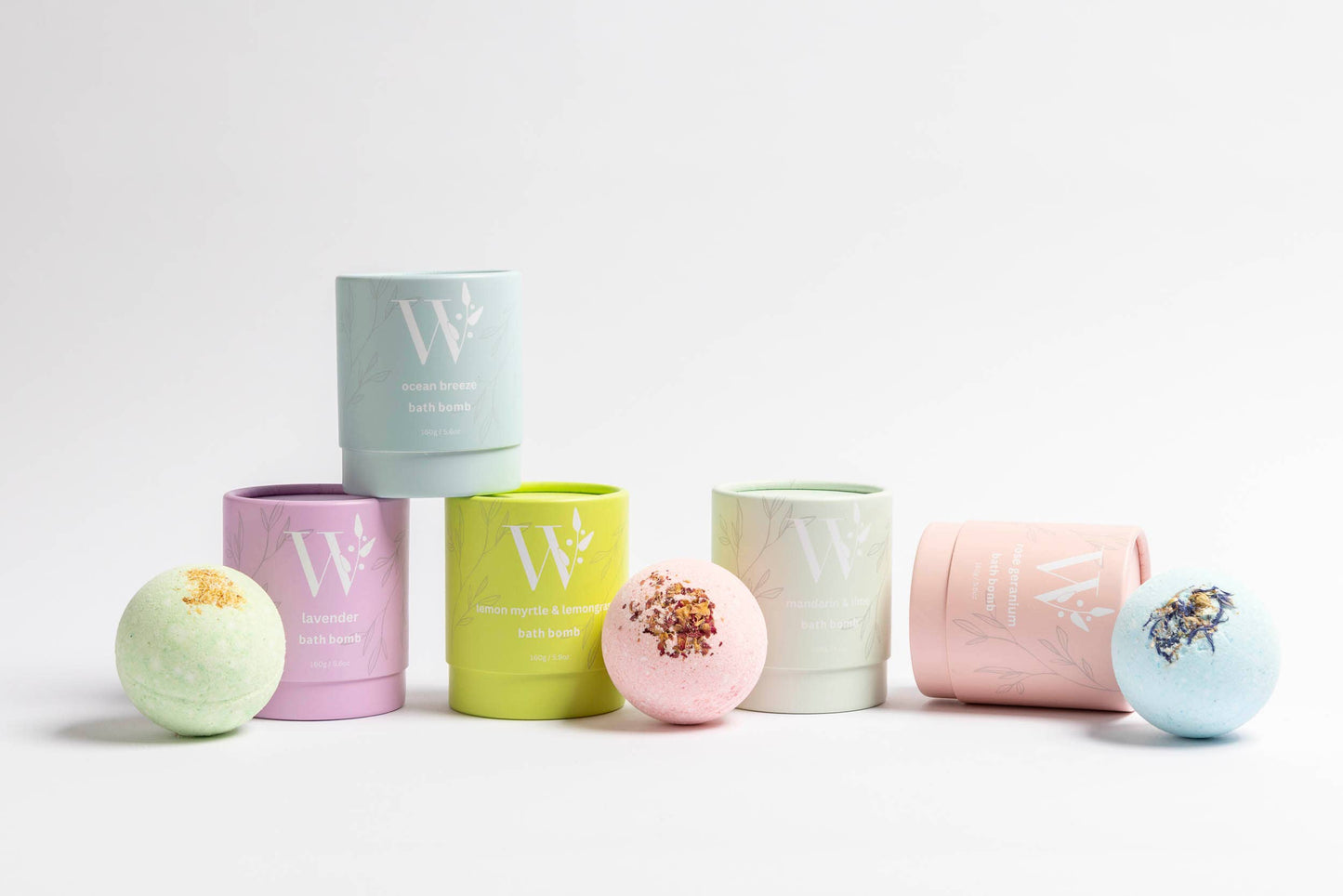 Bath Bombs - rounds: Mandarin & lime