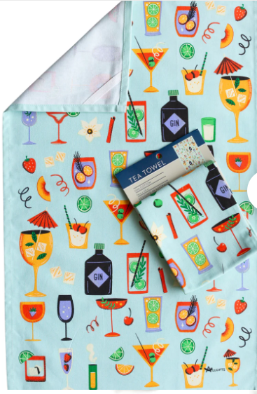 TEA TOWEL - COCKTAILS