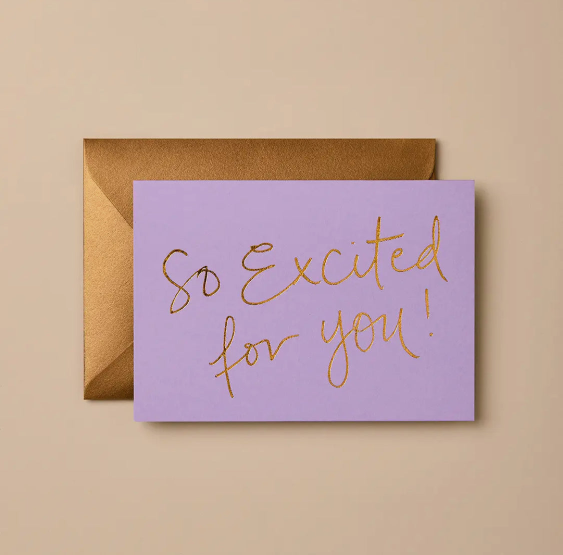 So excited for you card