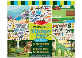 Reusable Sticker Pad - HABITATS