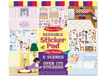Reusable Sticker Pad - PLAY HOUSE