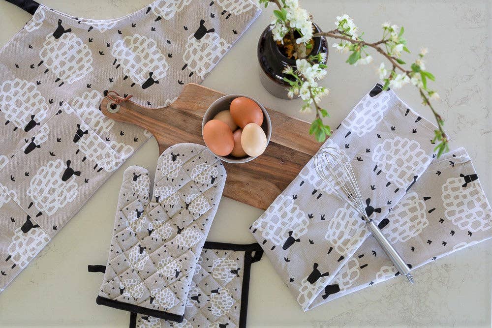 Tea Towel - Grey Sheep: Hangsell (Carded)