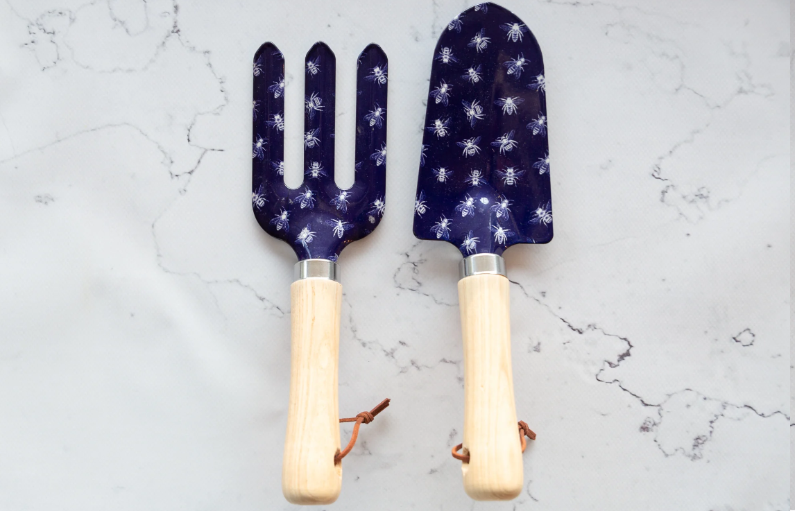 Garden Tool Set -  Navy Sketch Bee