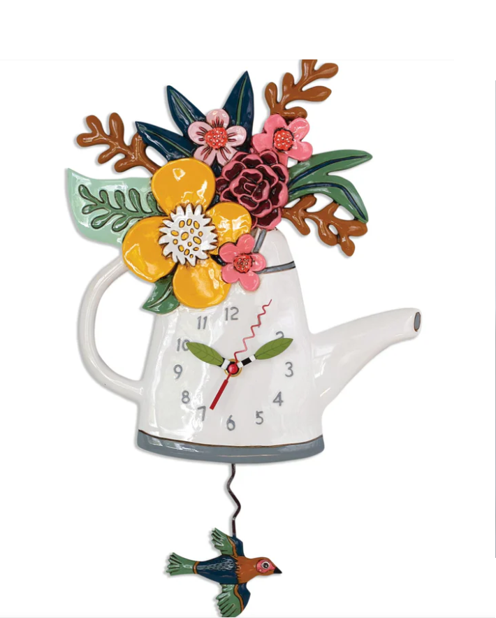CLOCK - BLOSSOMS FLEURS