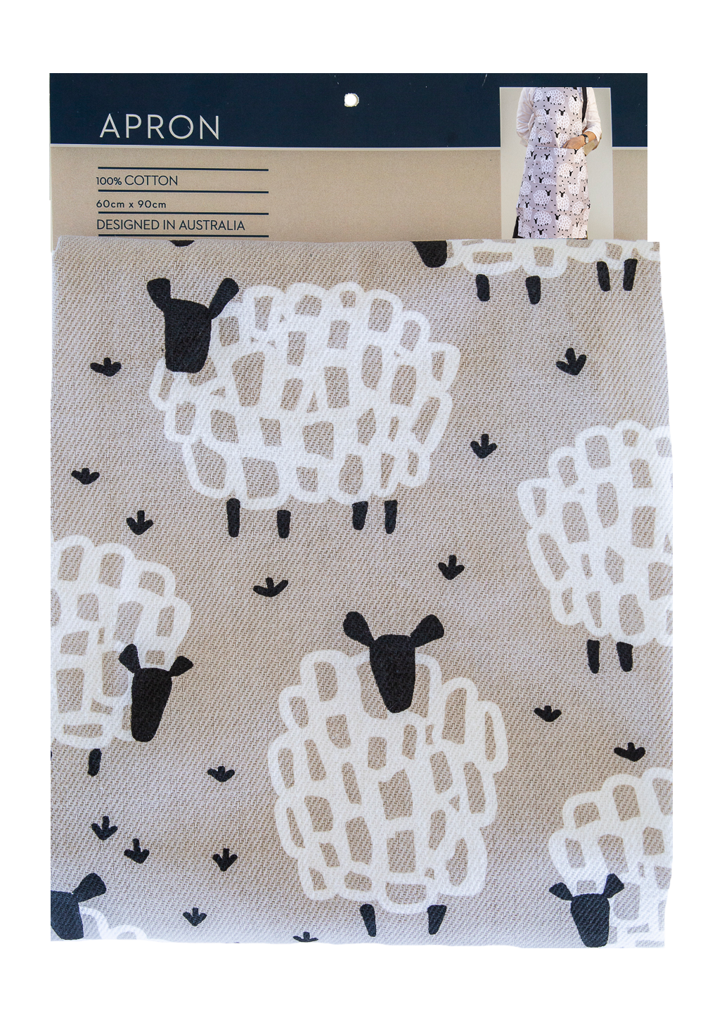 Apron (Heavy Drill) - Grey Sheep