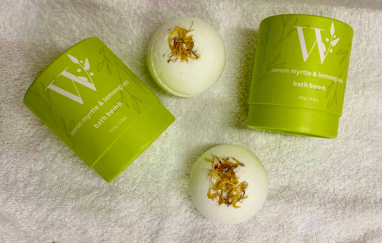 Bath Bombs - rounds: Mandarin & lime