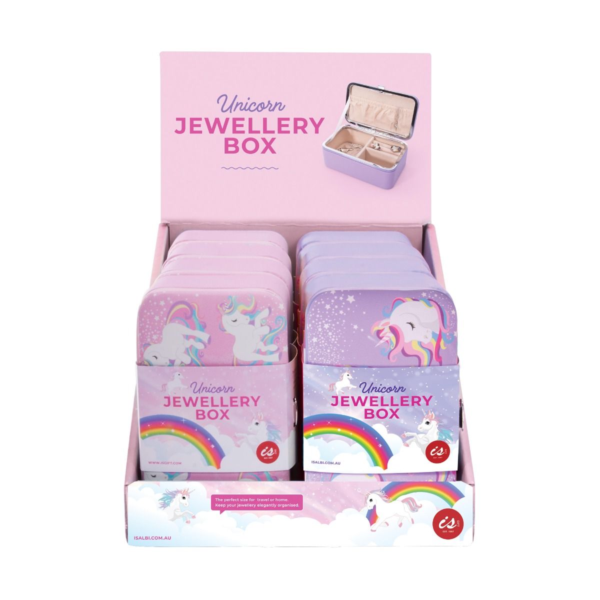 JEWELLERY BOX - UNICORN ASSORTED