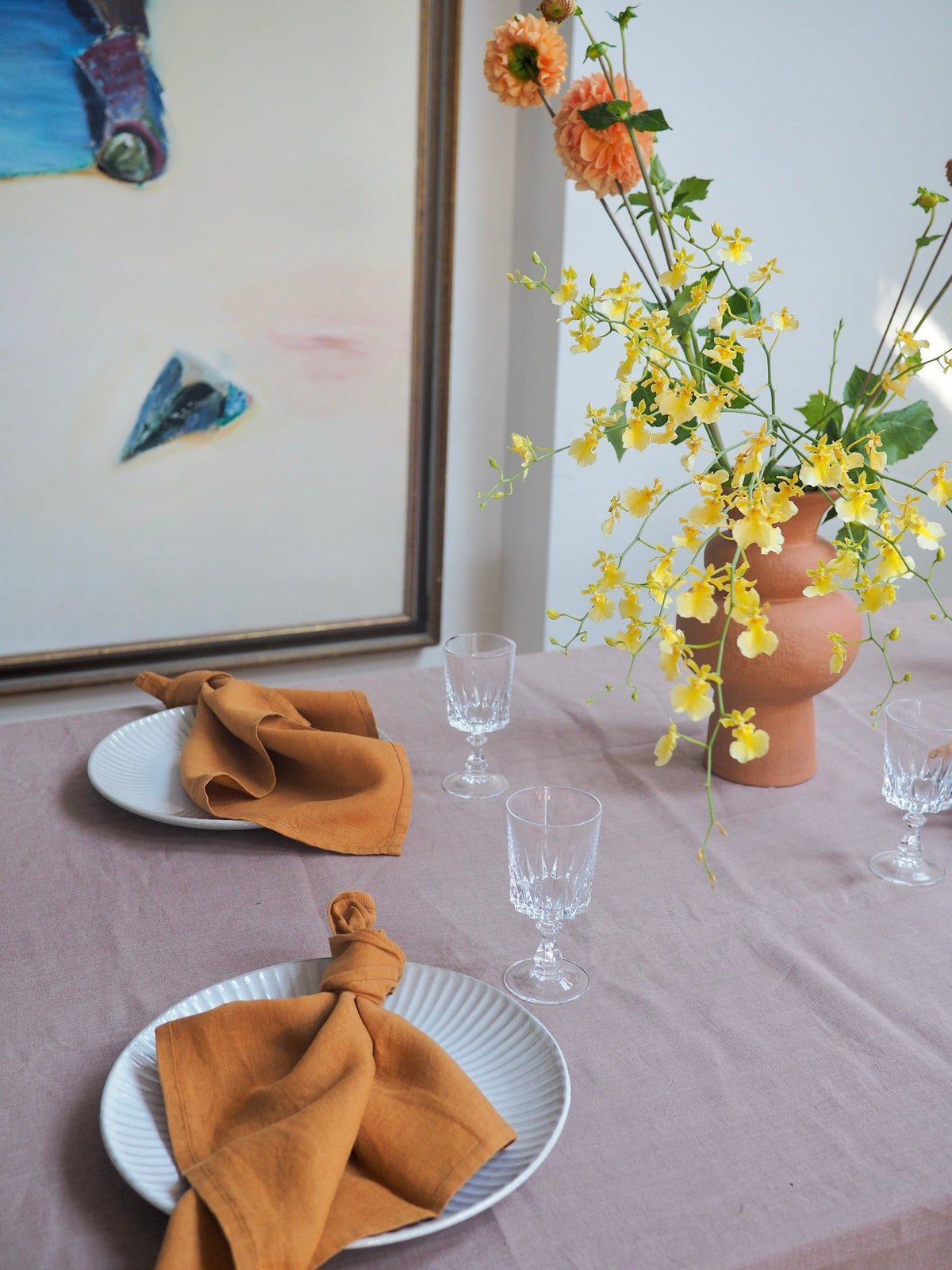 Linen Napkin Terracotta - Set of 6