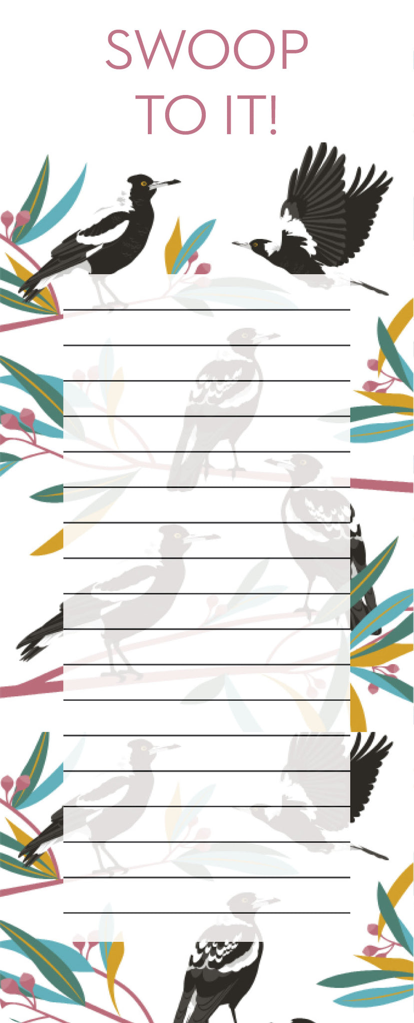Jotter Pad - Magpies