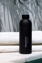 Neoprene Water Bottle  Hot Cold Keep Matt black 500ml