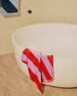 Hommey Hand Towel - Grapefruit Stripes