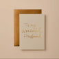 To my wonderful Husband card