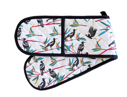 Double Oven Glove - Magpies