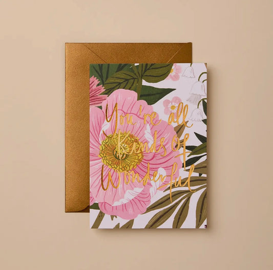 You're all kinds of wonderful Card