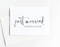 Wedding Engagement Congratulations Card Just Married: Champagne