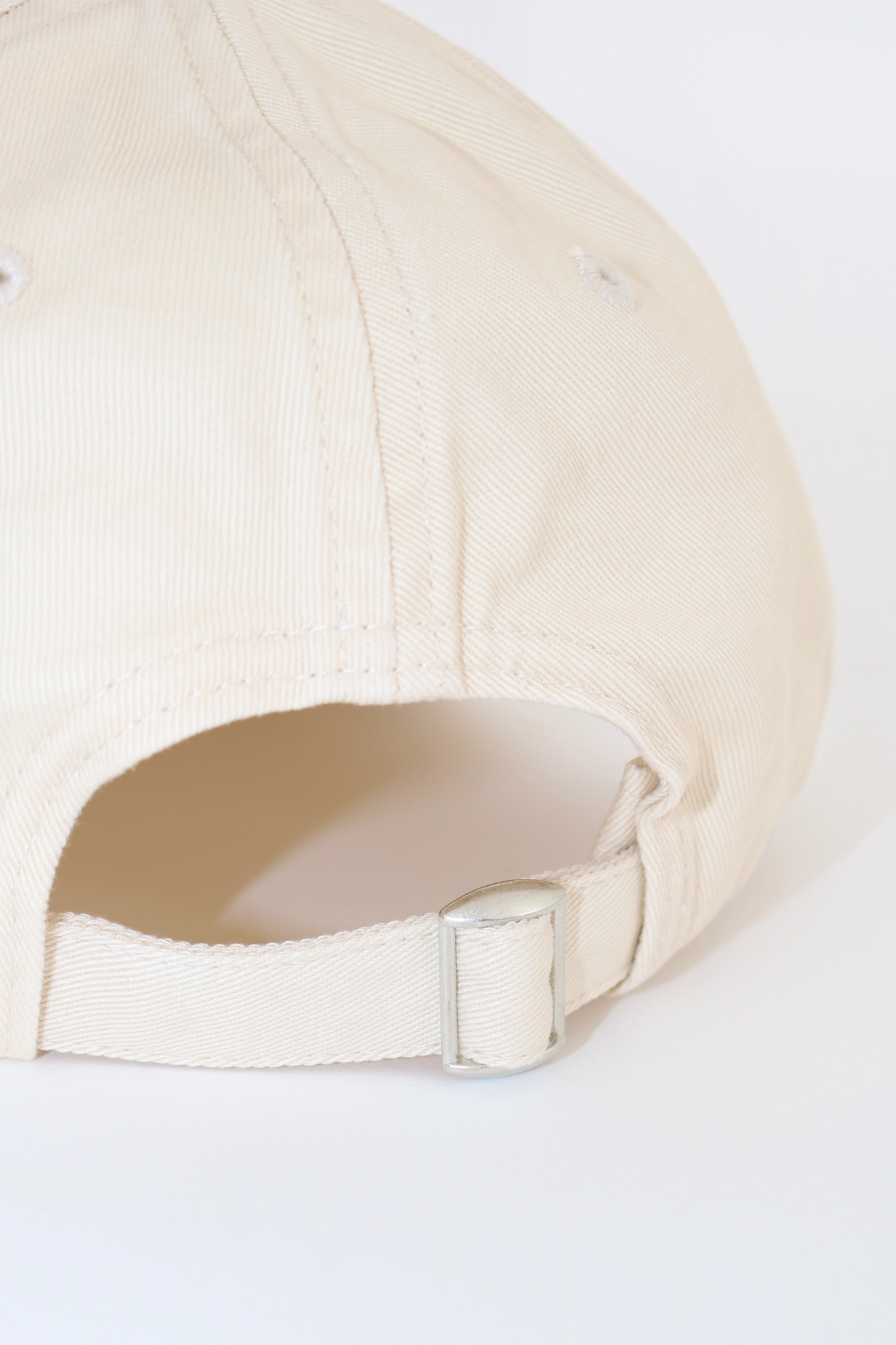 AF Cotton Baseball Cap with Cherry Logo: Beige