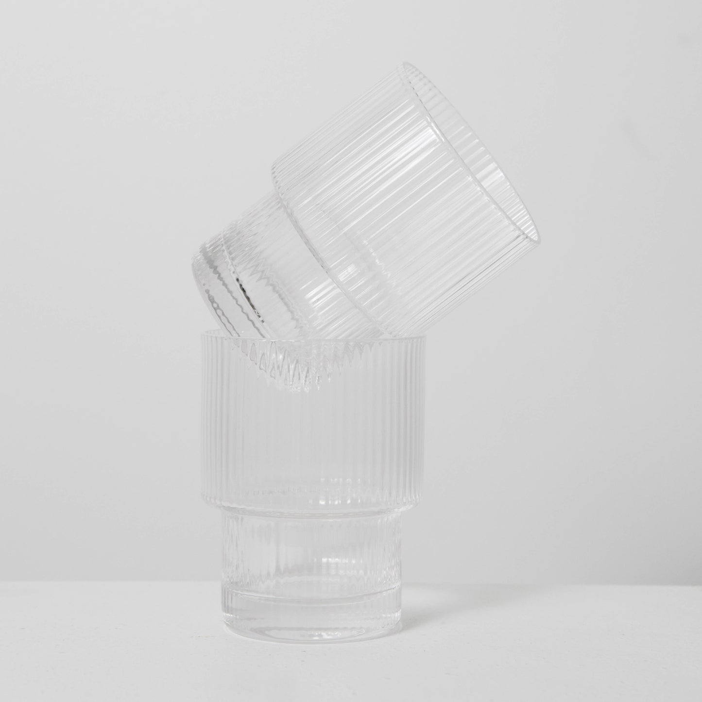 Linnea Ribbed Tumbler  Set of 4