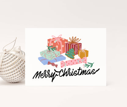 Christmas Card for Family and Friends : Silver