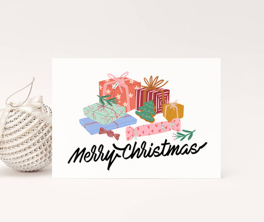 Christmas Card for Family and Friends : Silver