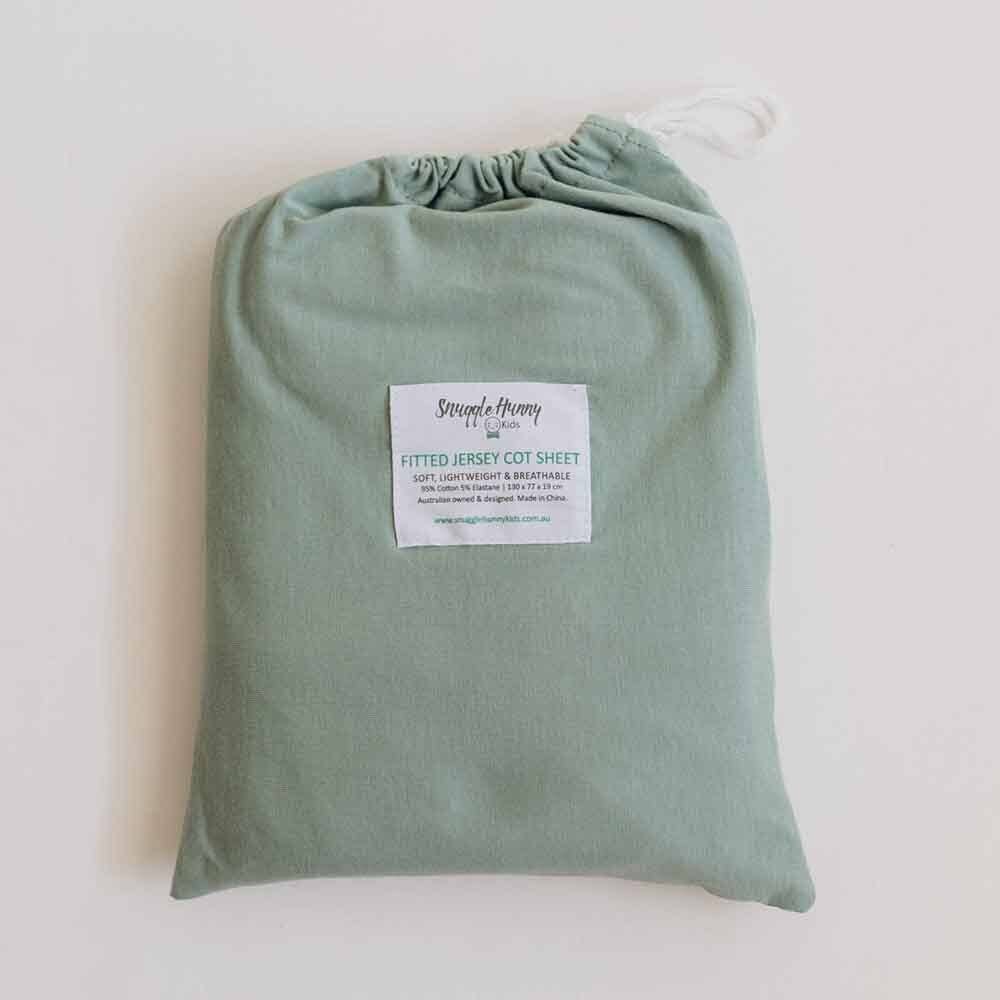 Sage Fitted Cot Sheet