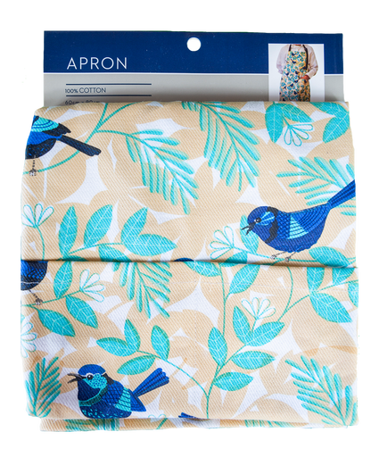 Apron (Heavy Drill) - Blue Wren