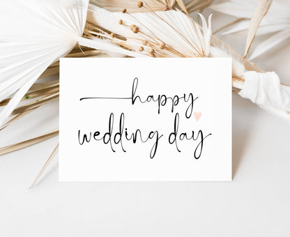 Wedding Engagement Congratulations Cards Happy Wedding Day: Silver