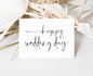 Wedding Engagement Congratulations Cards Happy Wedding Day: Silver