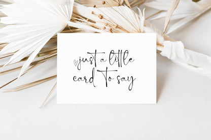 Pregnancy Announcement Card for Family Little Card To Say: Champagne