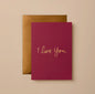 I love you card
