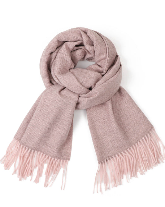 Winter Basics Scarf - Beige/Pink