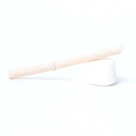 Single Silicone Straw  - pick your colour: Beige