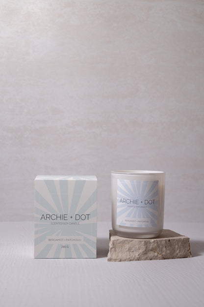 Bergamot + Patchouli Soy Candle