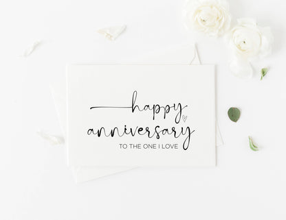 Anniversary Card for Boyfriend, Husband, Wife I Love You: Champagne