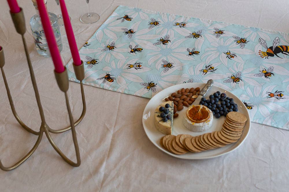 Tea Towel - Flower Bees: Hangsell (Carded)