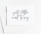 Pregnancy Announcement Card for Family Little Card To Say: Champagne