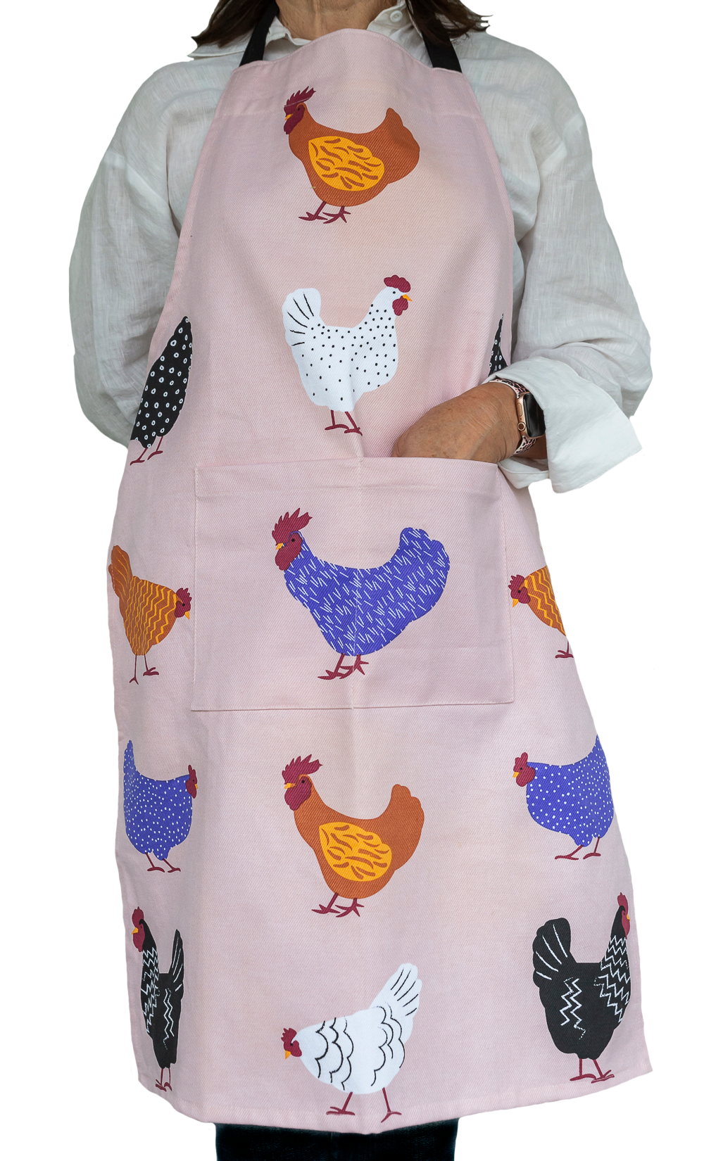 Apron (Heavy Drill) - Bright Hens