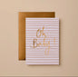 Oh baby Card