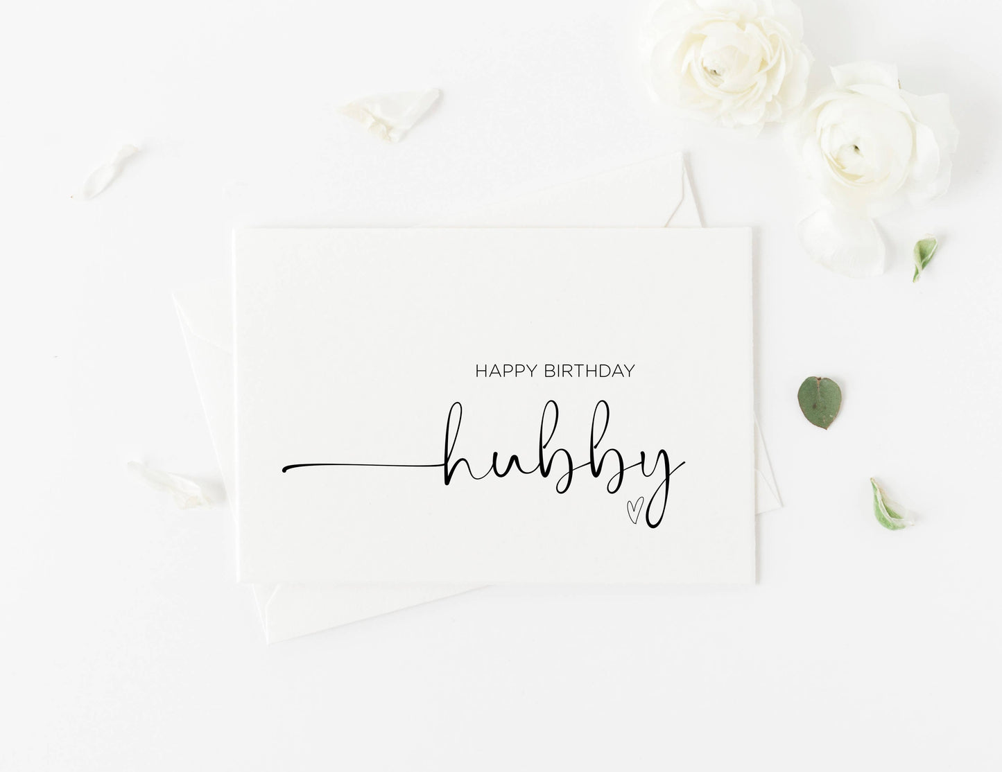 Happy Birthday to My Husband from Wife to My Hubby: White