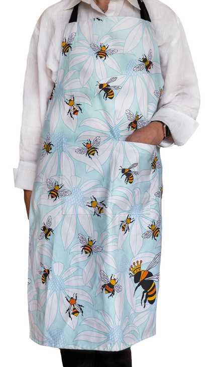 Apron (Heavy Drill) - Flower Bees