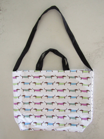 Cotton Tote Bag - Sausage Dogs
