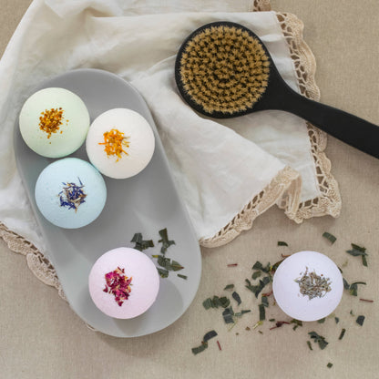 Bath Bombs - rounds: Mandarin & lime
