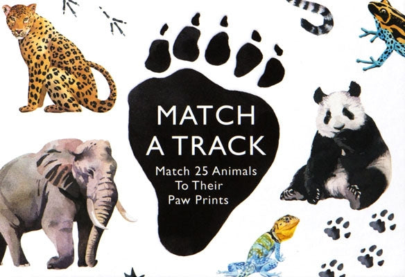 Match A Track 25 Animals - match their paw prints