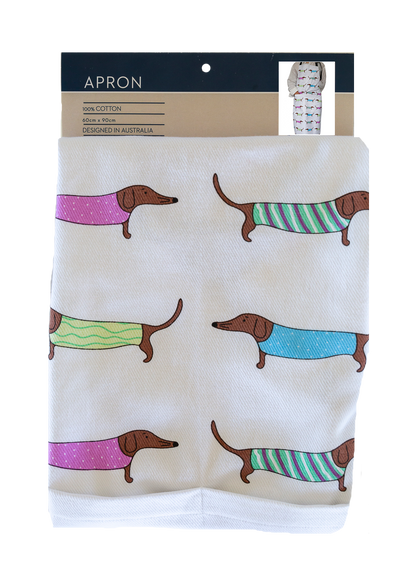 Apron (Heavy Drill) - Sausage Dogs